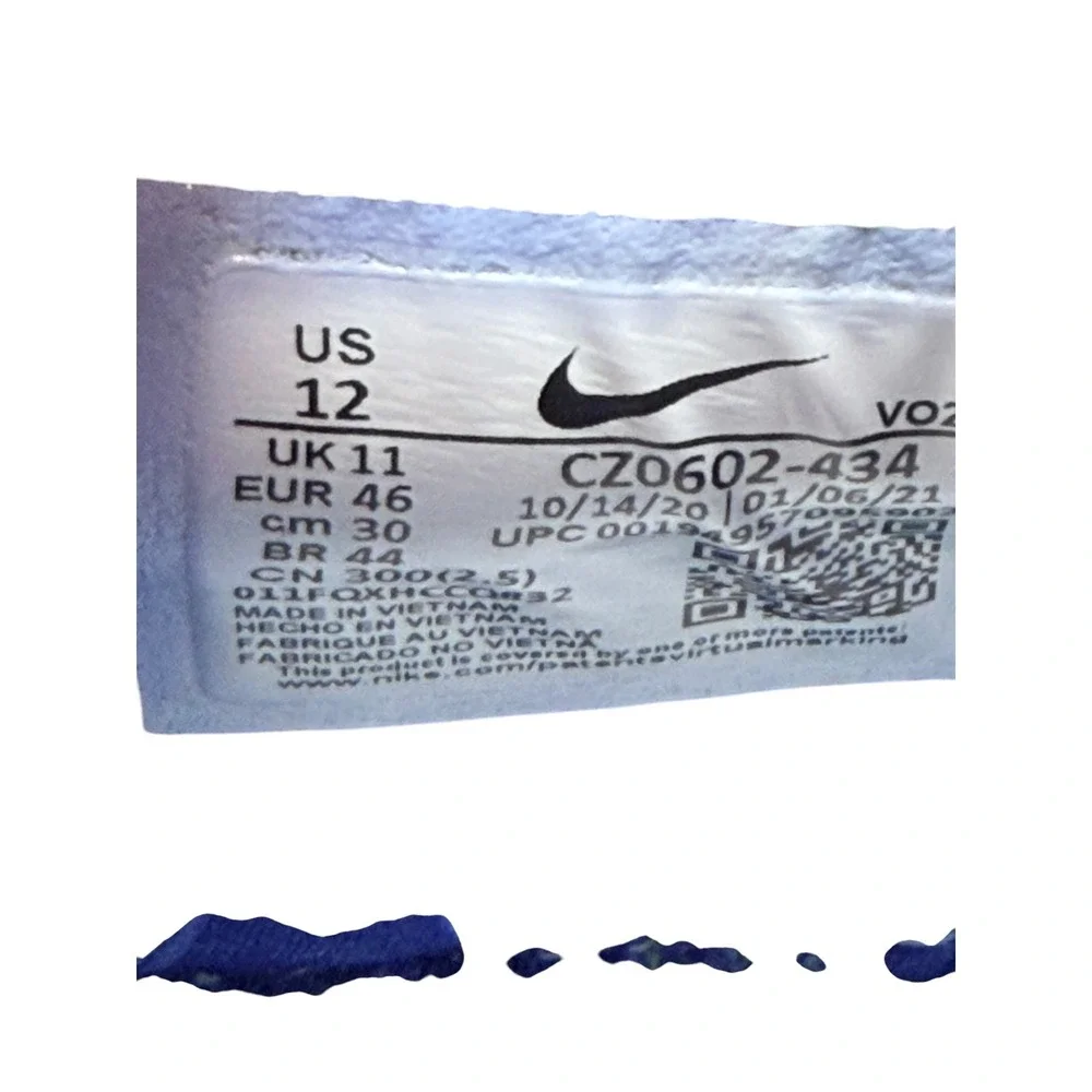 Nike Metcon 6 Training Shoes Mens 12 Blue Paisley Lime Green CZ0602-434